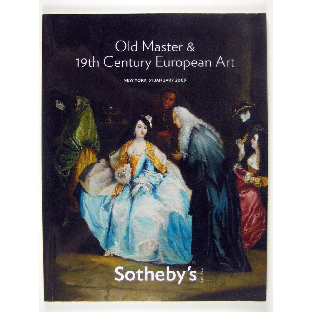 Sothebys Auction Catalog 2009 New York 19th Century Master European Art N08517